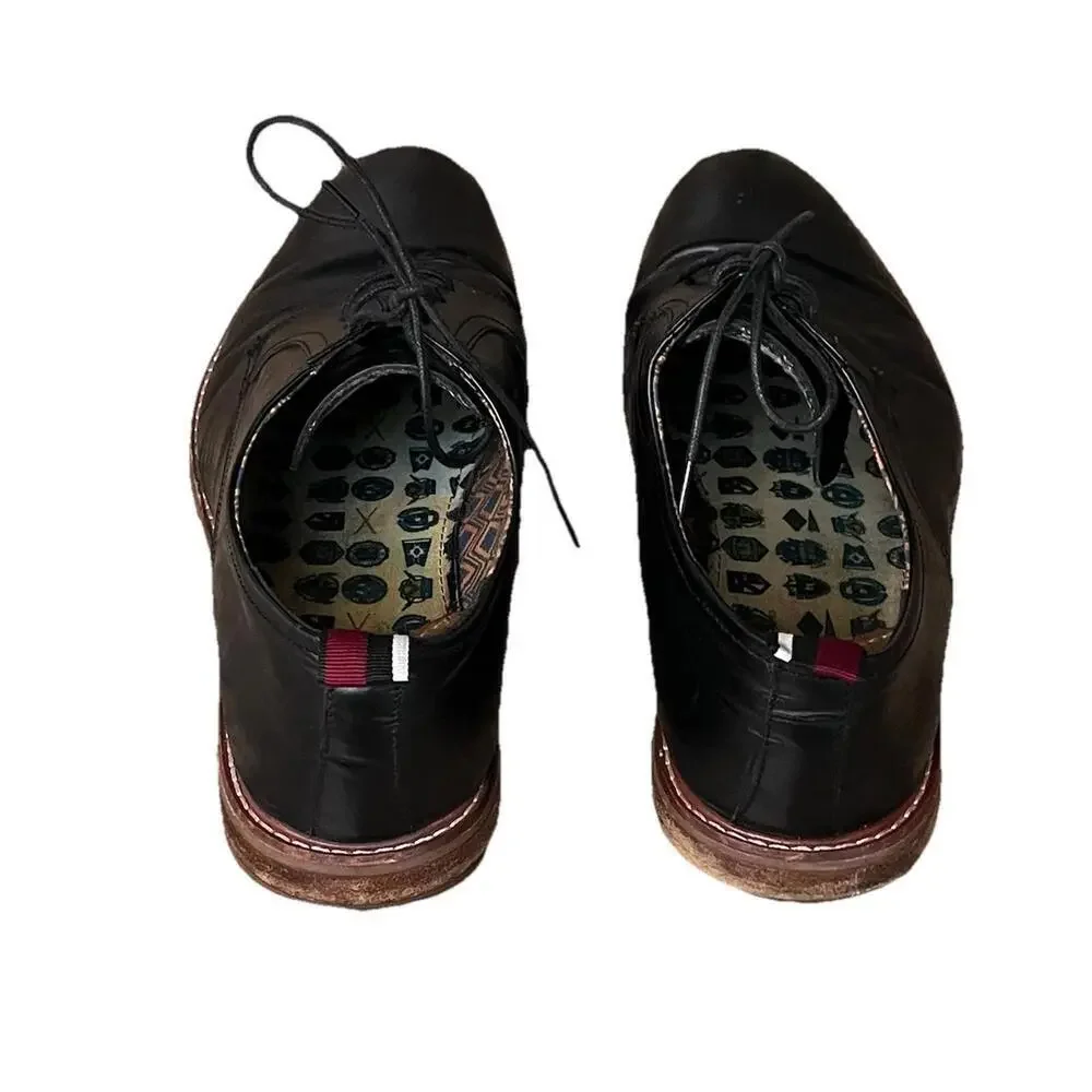 Ben Sherman Black Leather Dress Shoes Men’s Size 13 Oxford Lace Up Classic